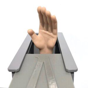 🦋 The Addams Family THING Burger King toy 2019 hand coffin Thing T. Thing Adams